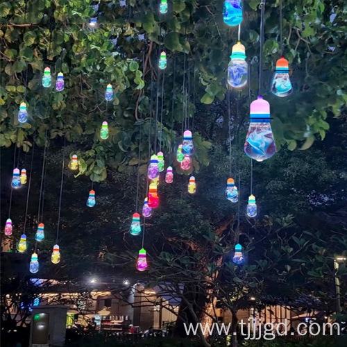 Colorful Hanging Tree Lamp